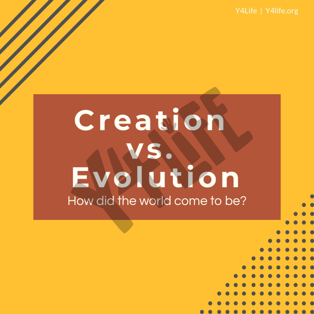 Creation vs. Evolution Y4Life Infographic
